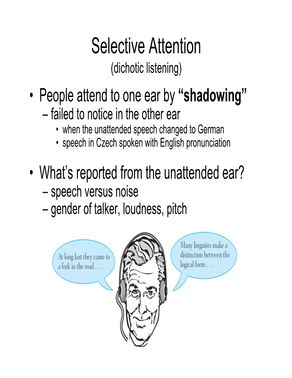 Selective Attention