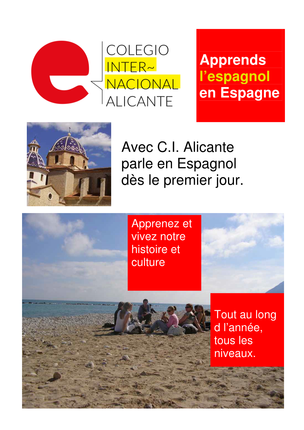 Apprends L'espagnol En Espagne Avec C.I. Alicante Parle En