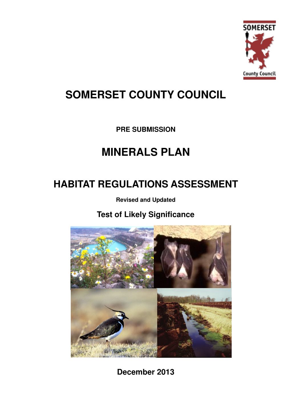 Somerset County Council Minerals Plan