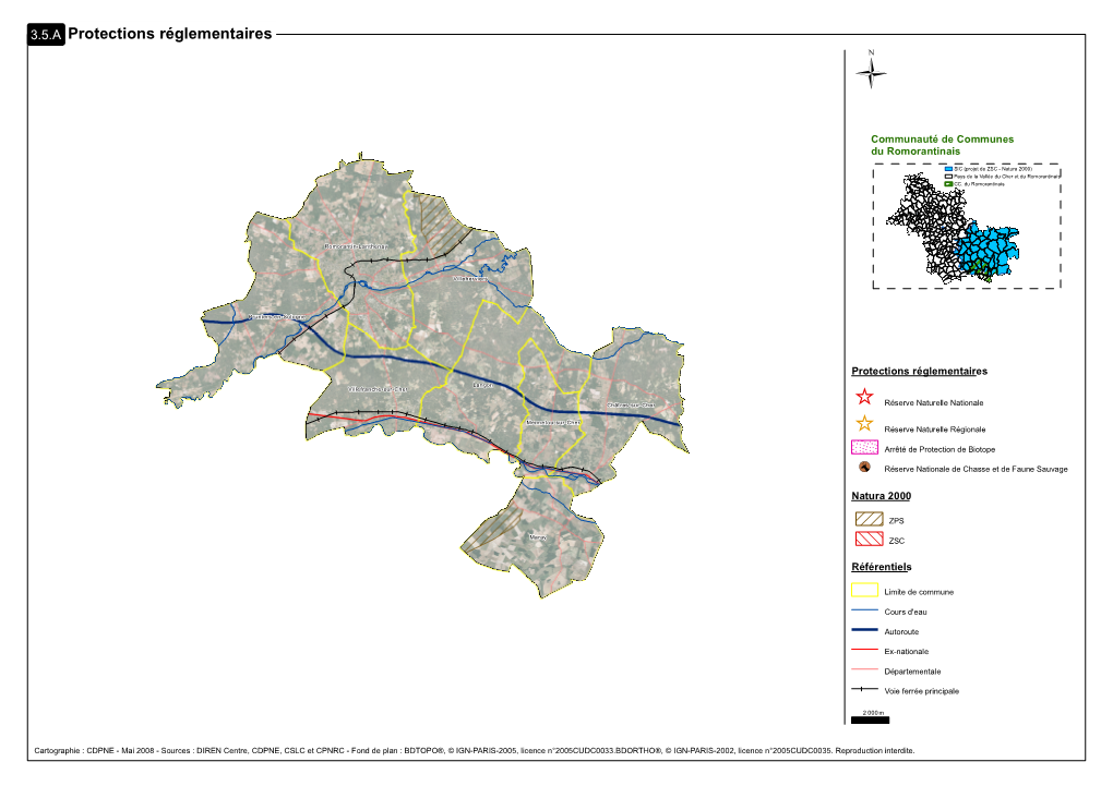 Protections Réglementaires Nouan-Le-Fuzelier Vernou-En-Sologne Saint-Viâtre Fontai Nes-En-Sologne Courmemin