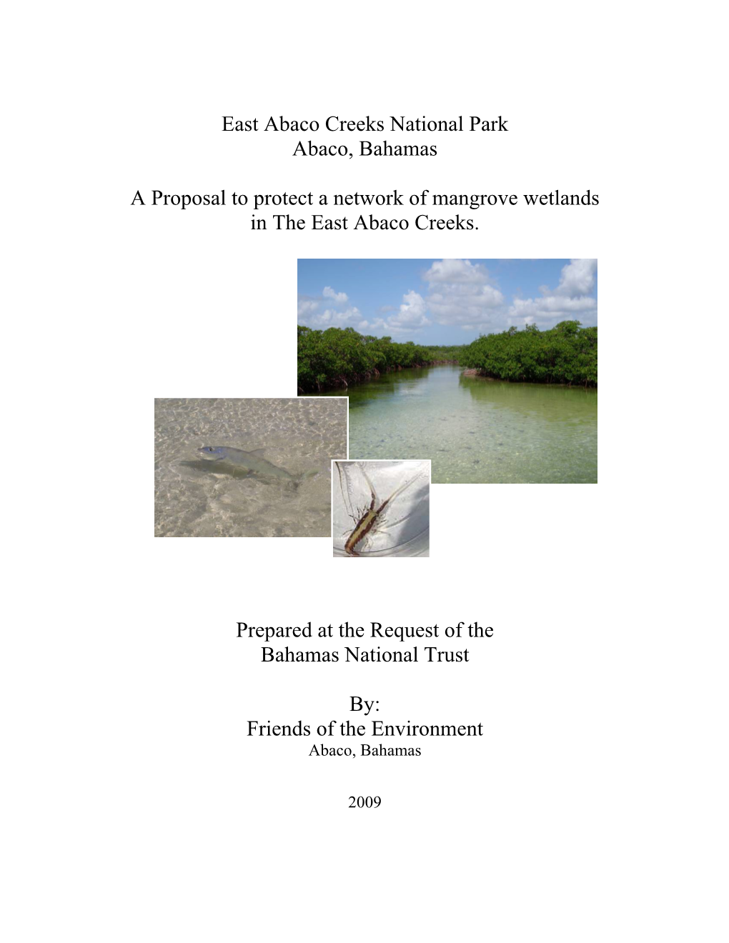 East Abaco Creeks National Park Proposal