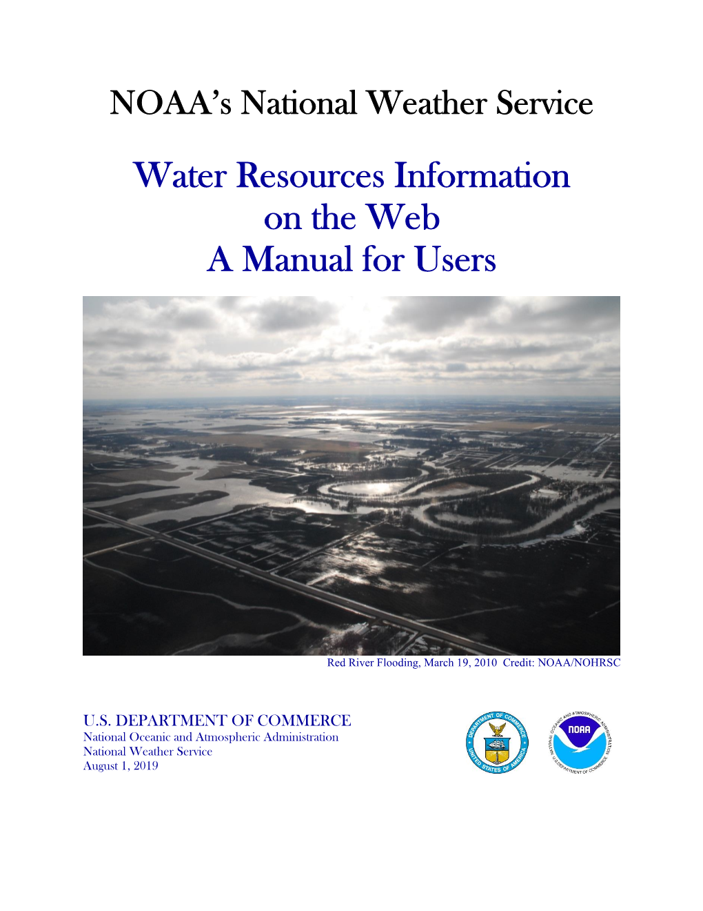 Water Resources Information on the Web: a Manual for Users