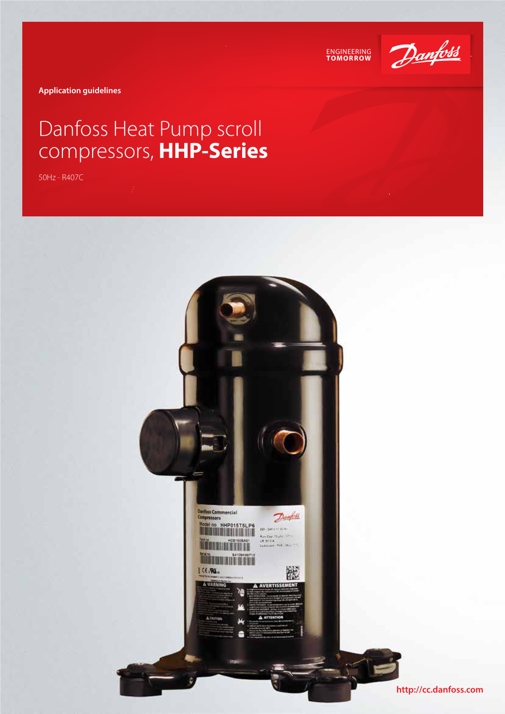 Danfoss Heat Pump Scroll Compressors, HHP-Series