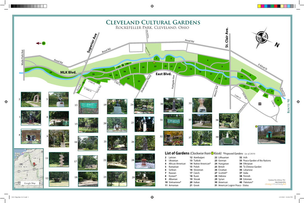 Cultural Gardens Brochure