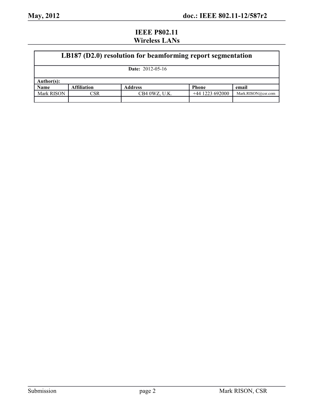 IEEE P802.11 Wireless Lans s75