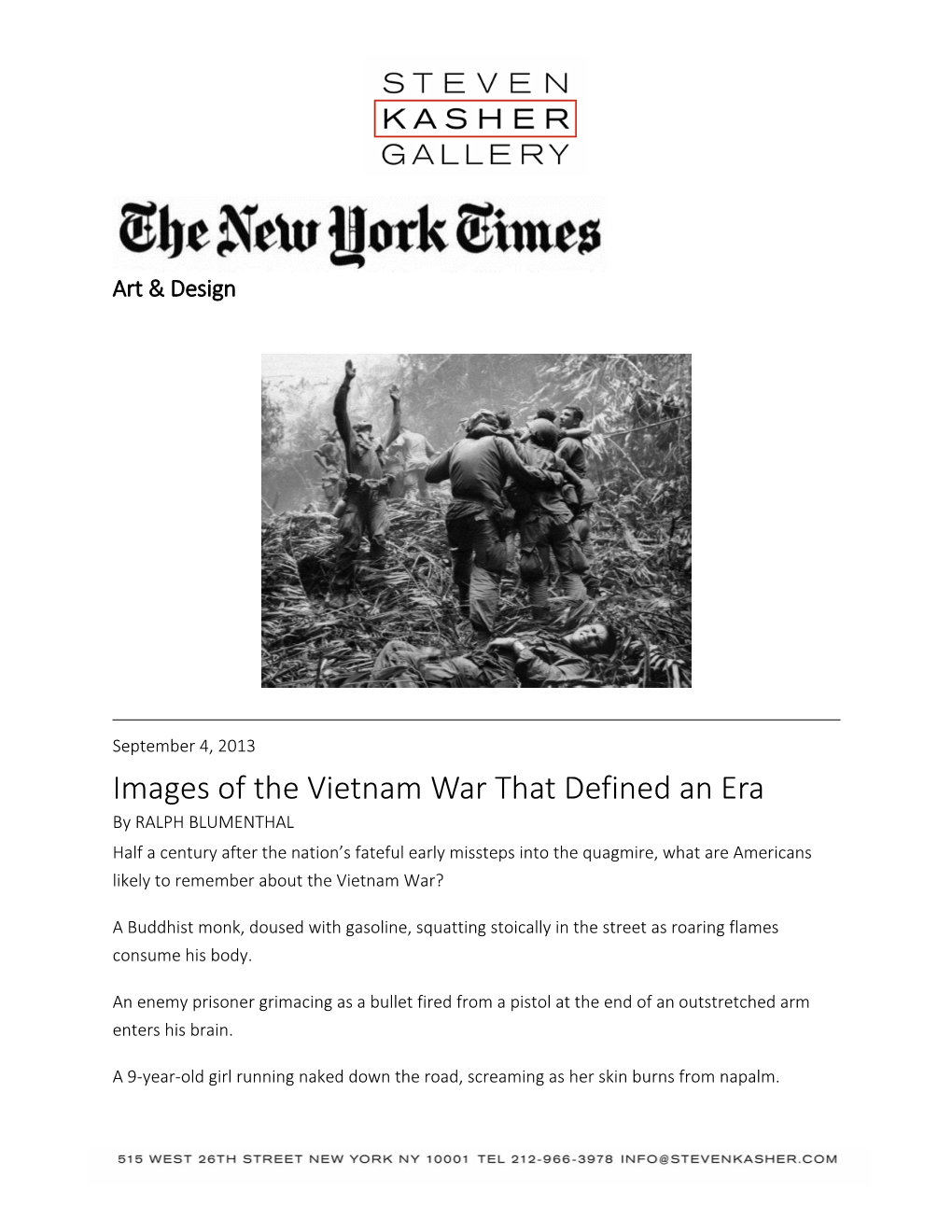 Images of the Vietnam War That Defined An
