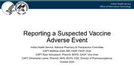 COVID-19 Vaccineadmin VAERS