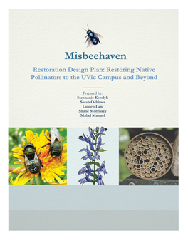 Native Pollinators on Uvic Campus Spring 2014