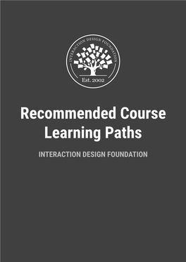 Recommended Course Learning Paths
