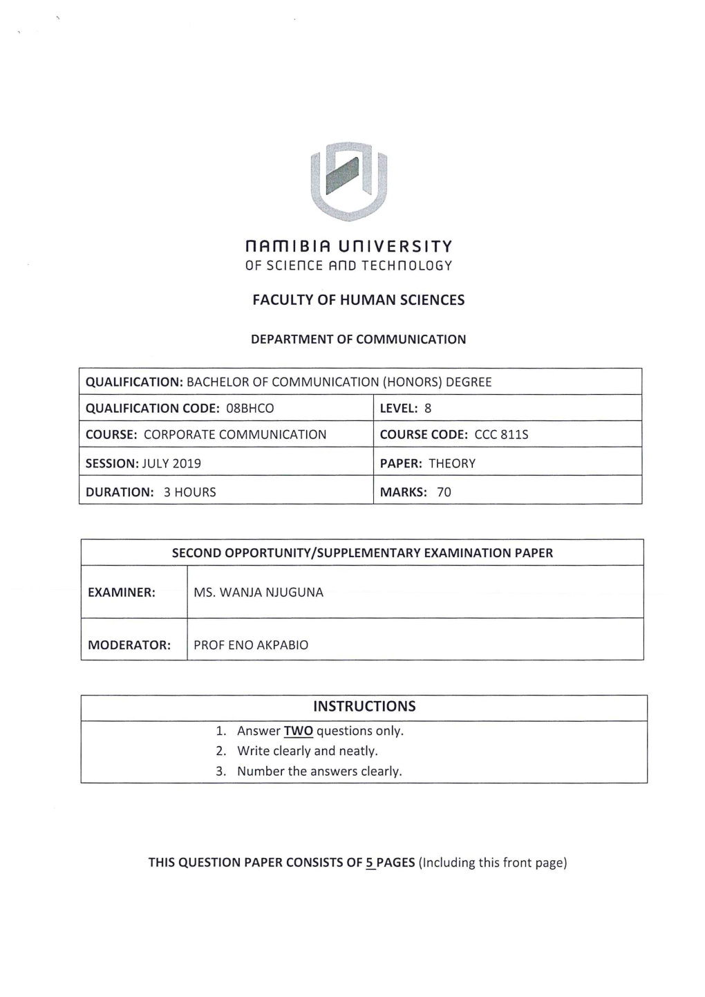 Namibia University of Science and Technology