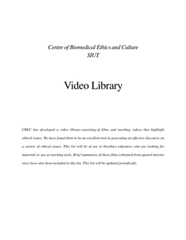 Video Library