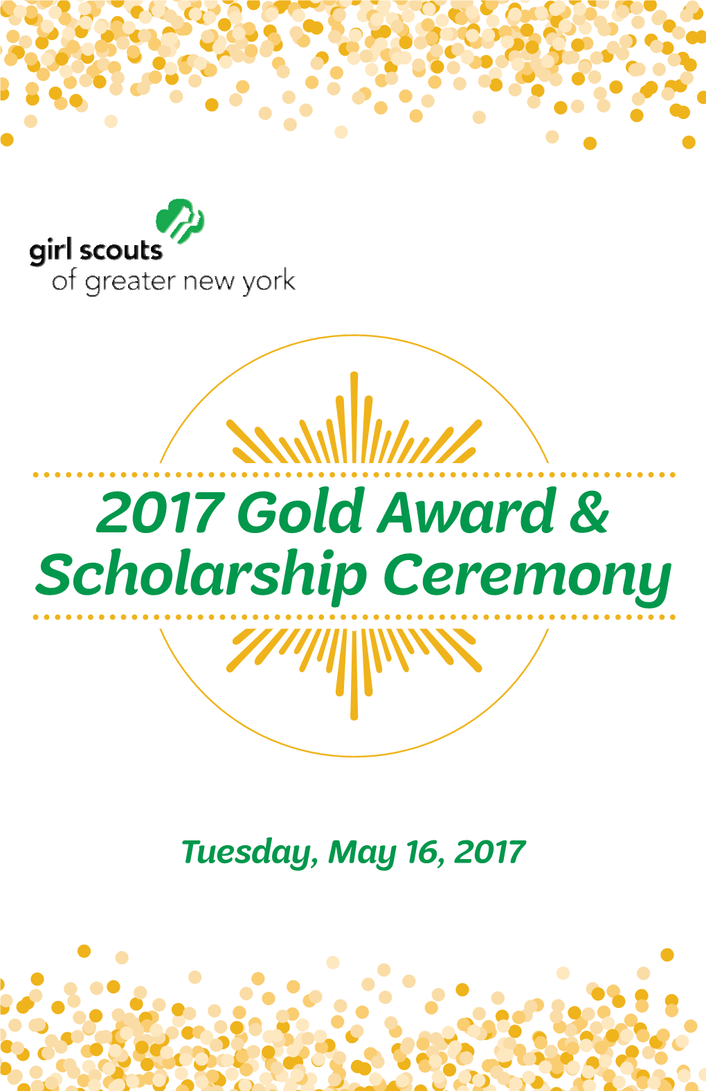 2017 Gold Award & Scholarship Ceremony