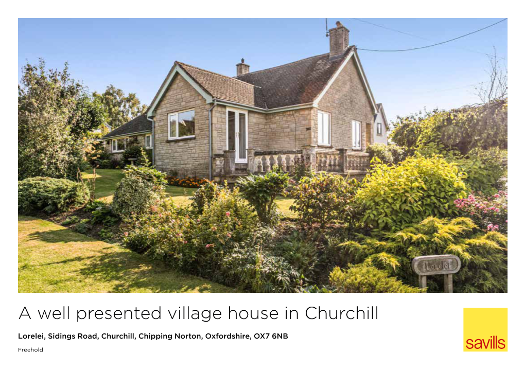 A Well Presented Village House in Churchill