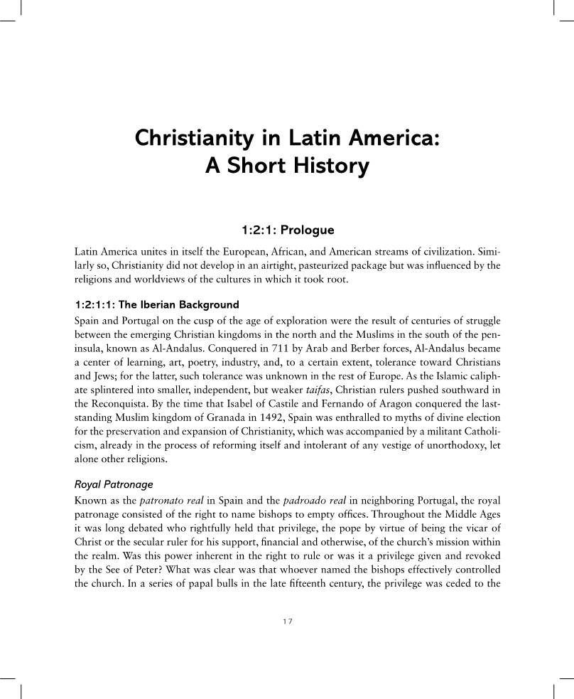 Christianity in Latin America: a Short History