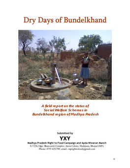 Dry Days of Bundelkhand