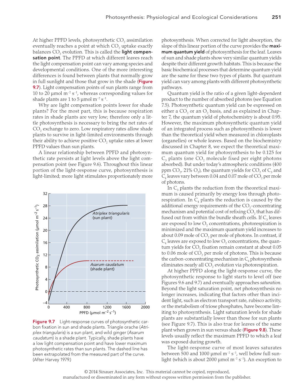 Photosynthesis: Physiological and Ecological Considerations 251