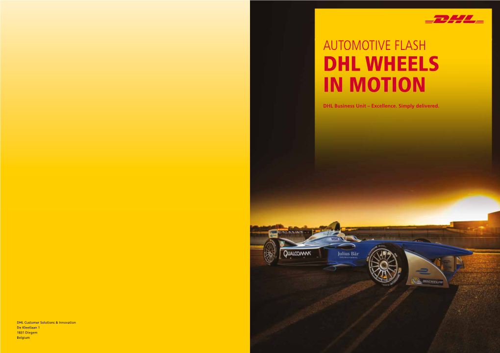 Automotive Flash Dhl Wheels in Motion