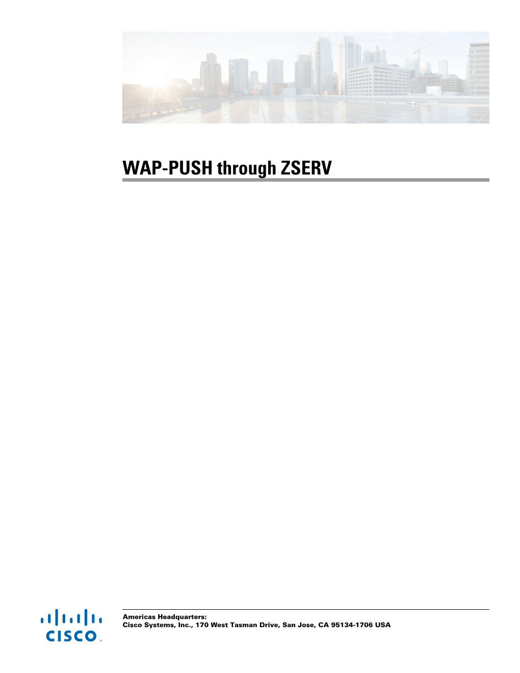 WAP-PUSH Through ZSERV