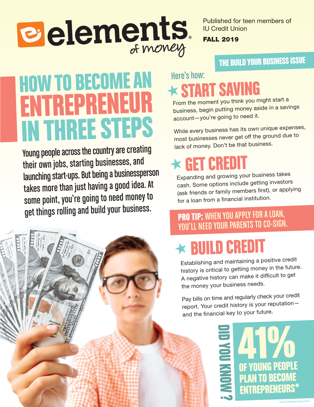 Fall 2019 Elements of Money Youth Newsletter
