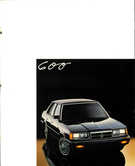 Download 1987 Dodge 600 Car Brochure