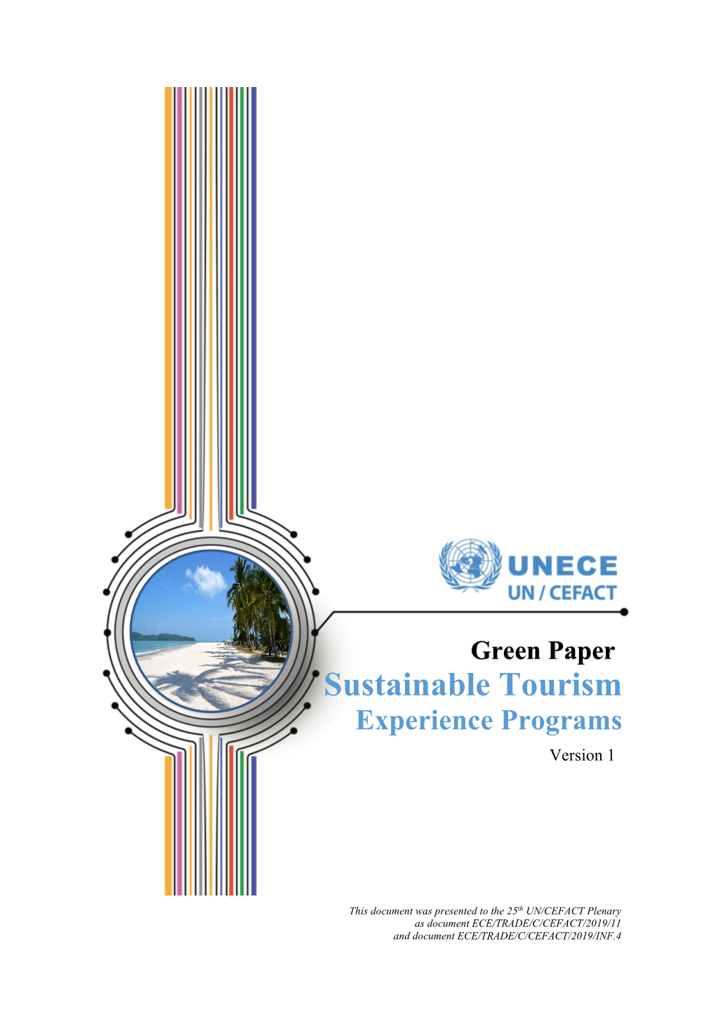 Green Paper on Sustainable Tourism V1 Note