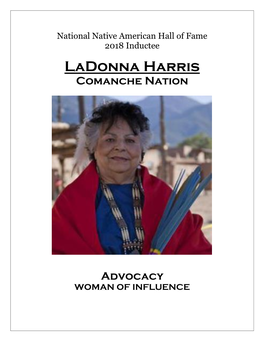 Ladonna Harris Comanche Nation