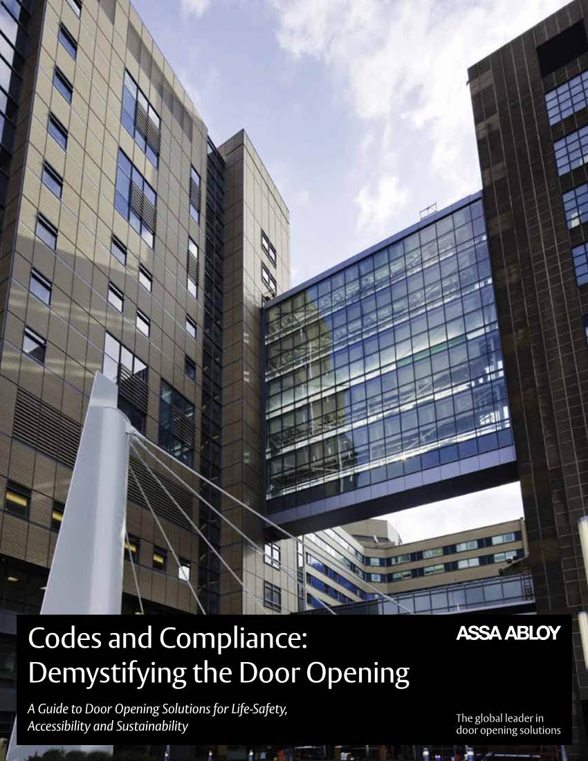 Codes and Compliance: Demystifying the Door Opening