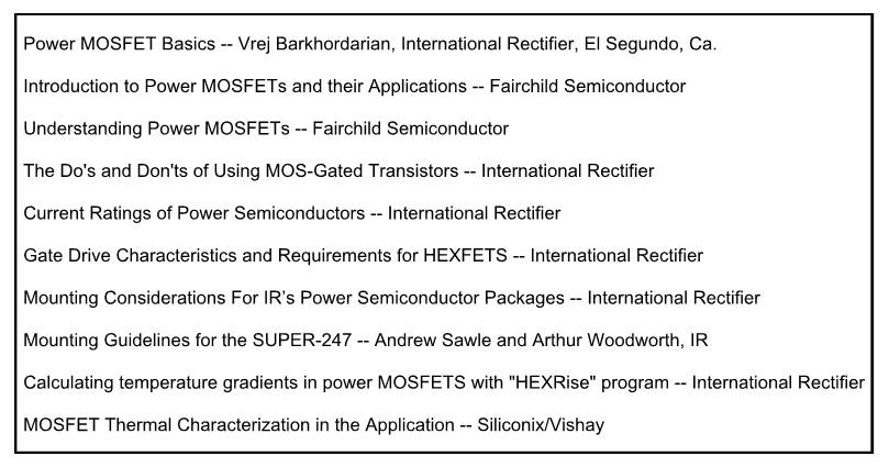 Power MOSFET Basics Vrej Barkhordarian, International Rectifier, El Segundo, Ca