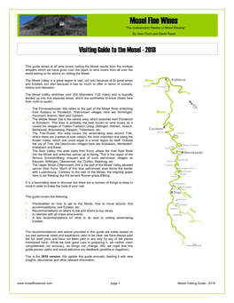 Mosel Visiting Guide 2018