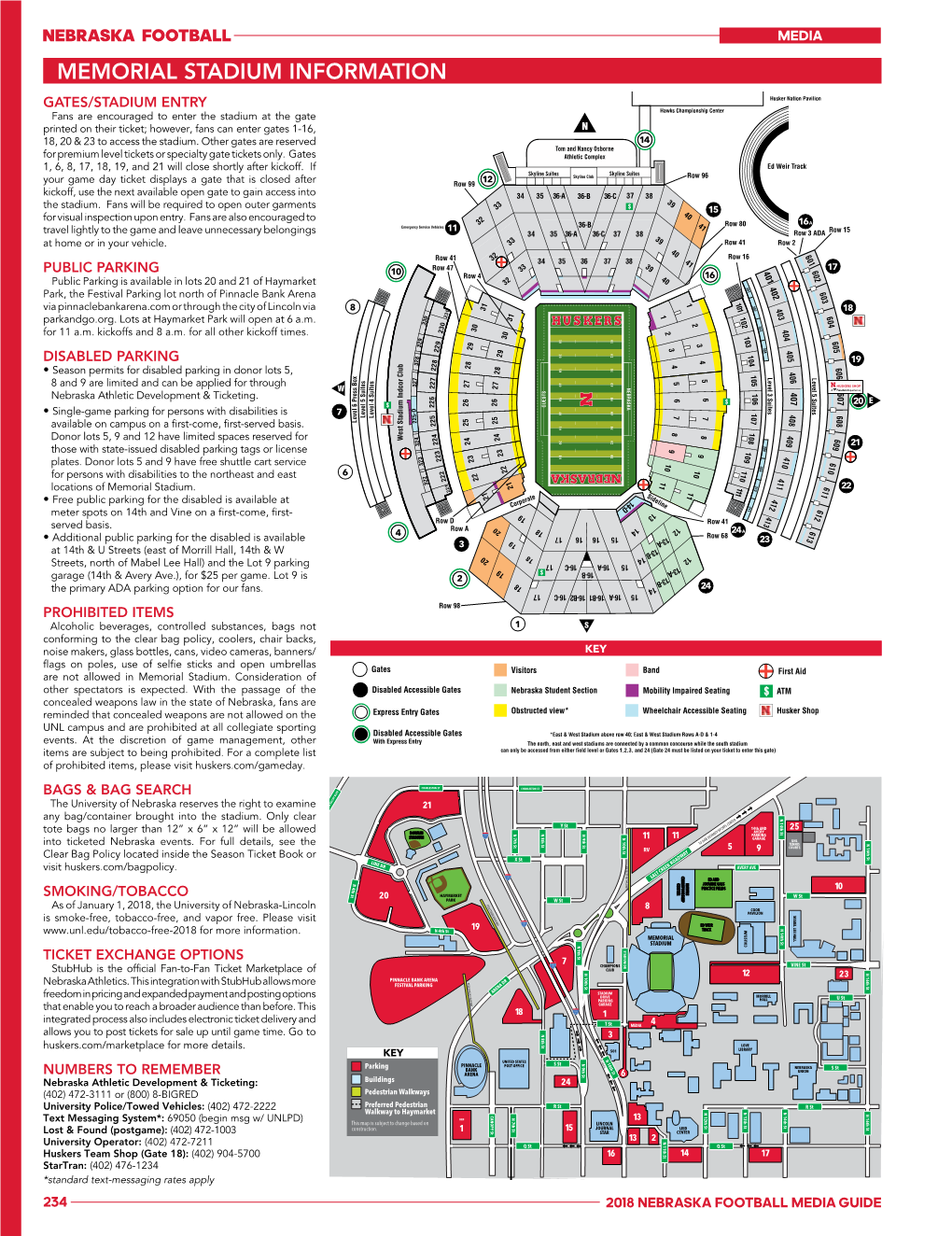 Memorial Stadium Information