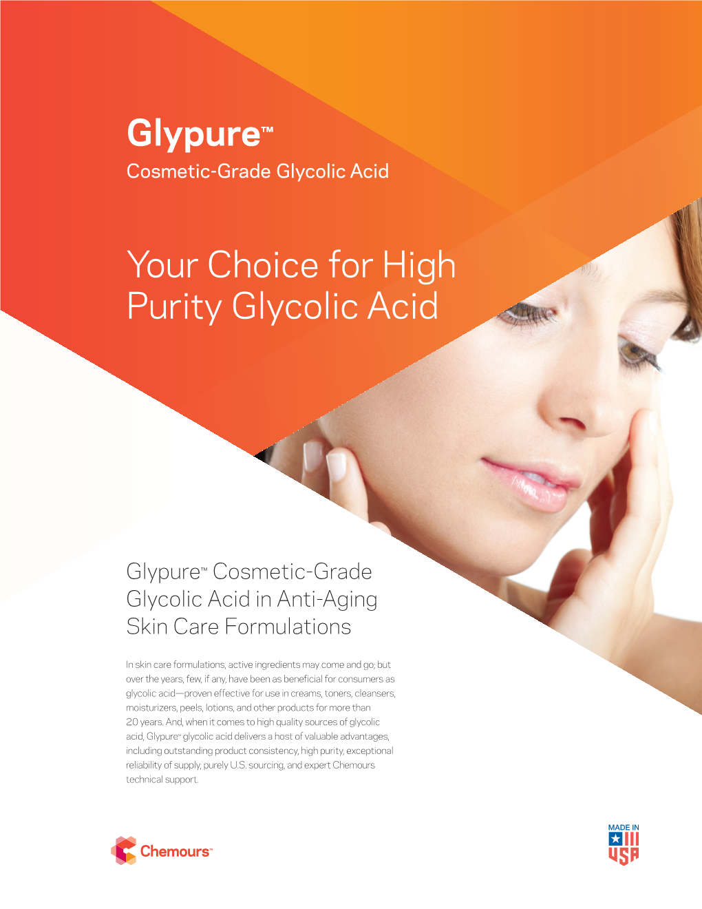 Glypure™ Anti-Aging Brochure