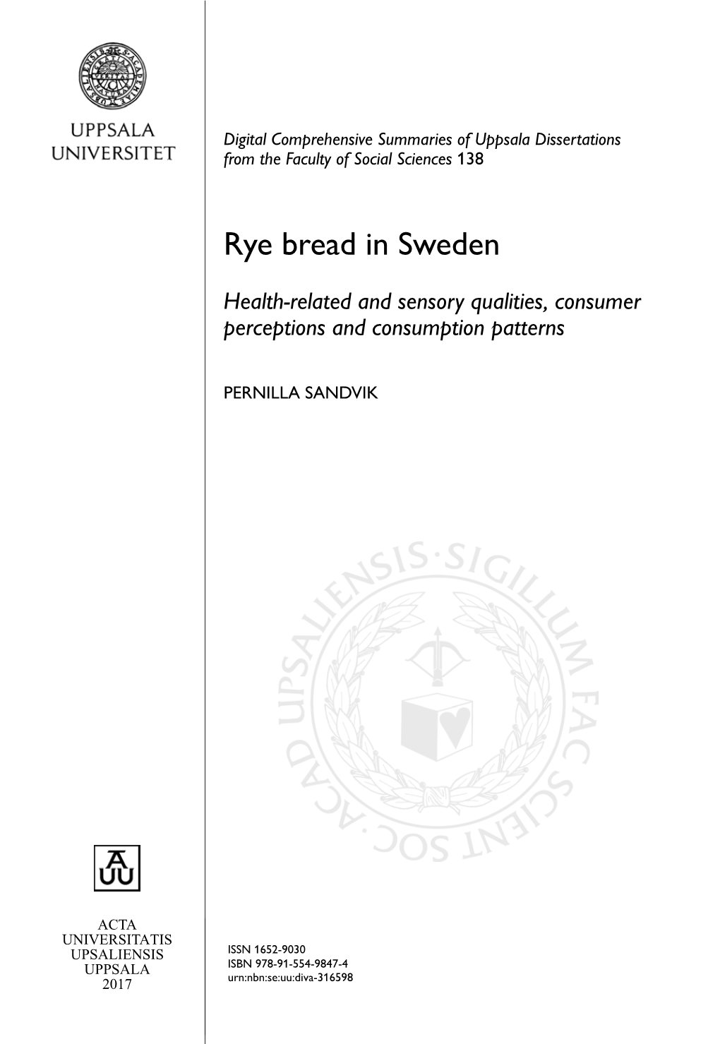 Rye Bread in Sweden