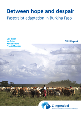 Between Hope and Despair Pastoralist Adaptation in Burkina Faso