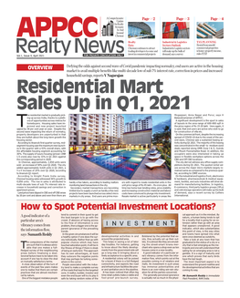 Realty News Invest in Commercial Projects Demand, Says a Survey Rules ITAT Vol.1, Issue 4, April 2021 for PRIVATE CIRCULATION ONLY