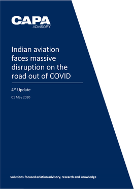 Indian Aviation Faces Massive Disruption on the Road out of COVID