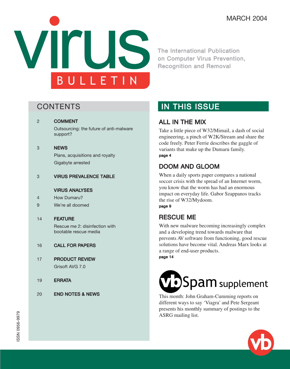 Virus Bulletin March 2004