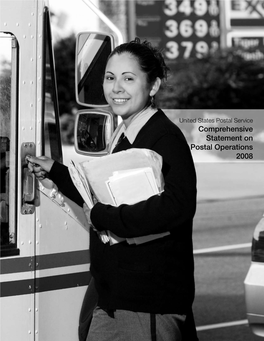 Comprehensive Statement on Postal Operations 2008