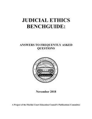 Judicial Ethics Benchguide