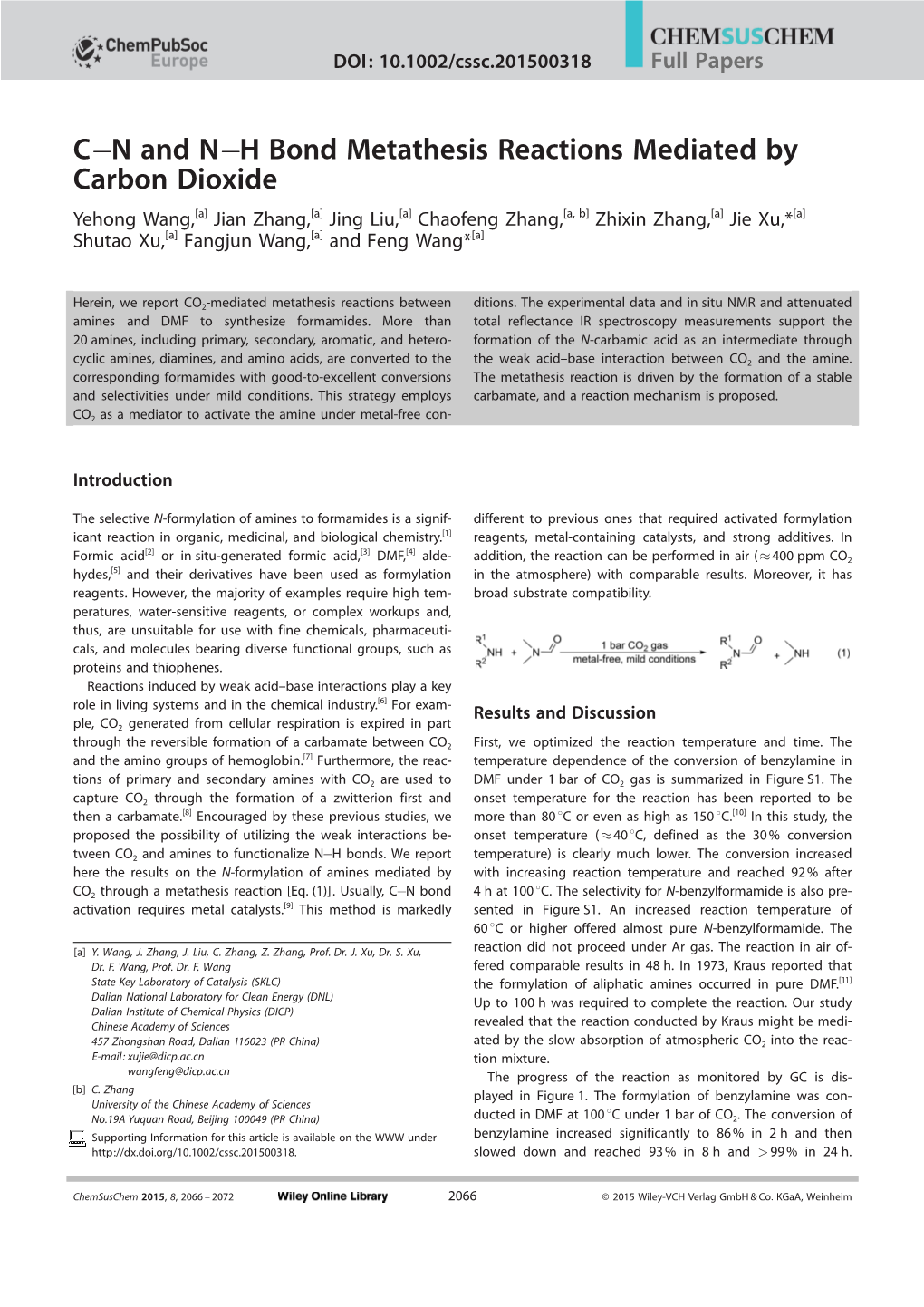 CN and NH Bond Metathesis Reactions Mediated by Carbon Dioxide