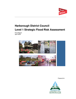 Harborough District Council Level 1 Strategic Flood Risk Assessment Final Report April 2009
