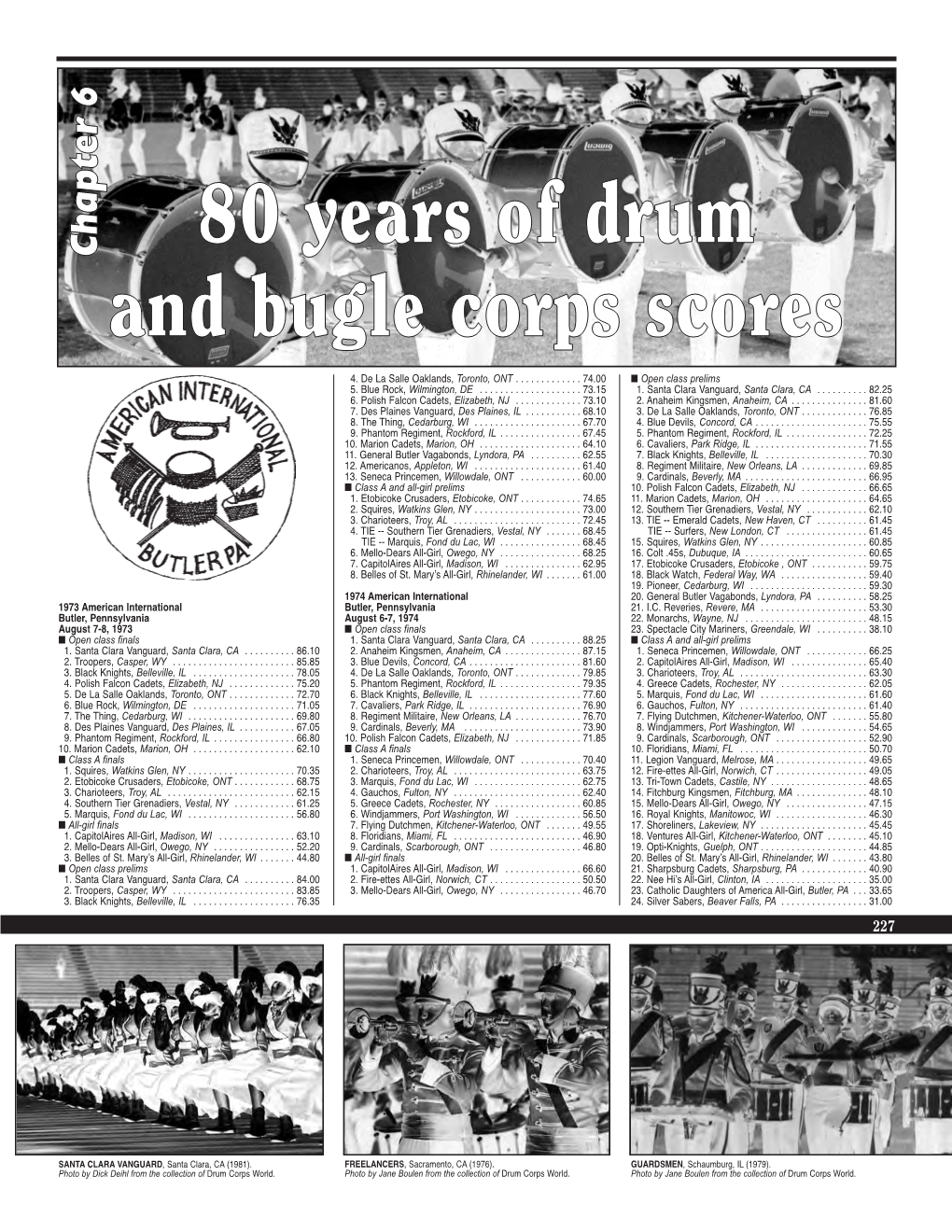 80 Years of Drum and Bugle Corps Scores