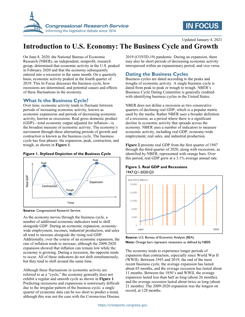 The Business Cycle and Growth