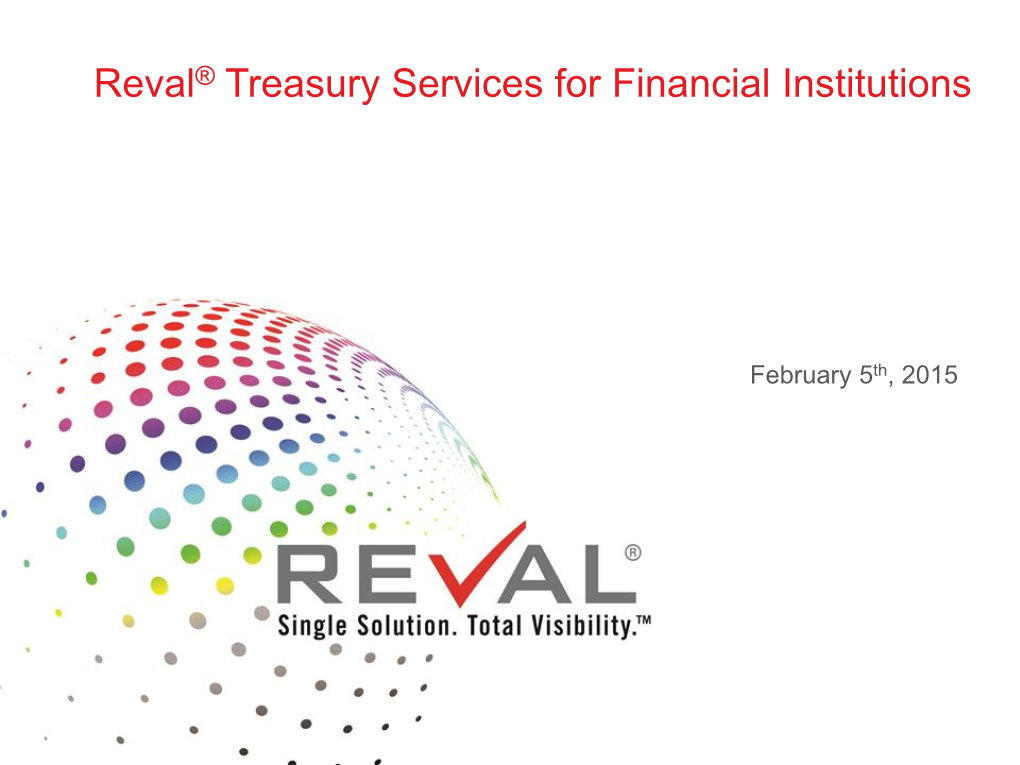 Reval Treasury Services for Financial Institutions (Reval TS)