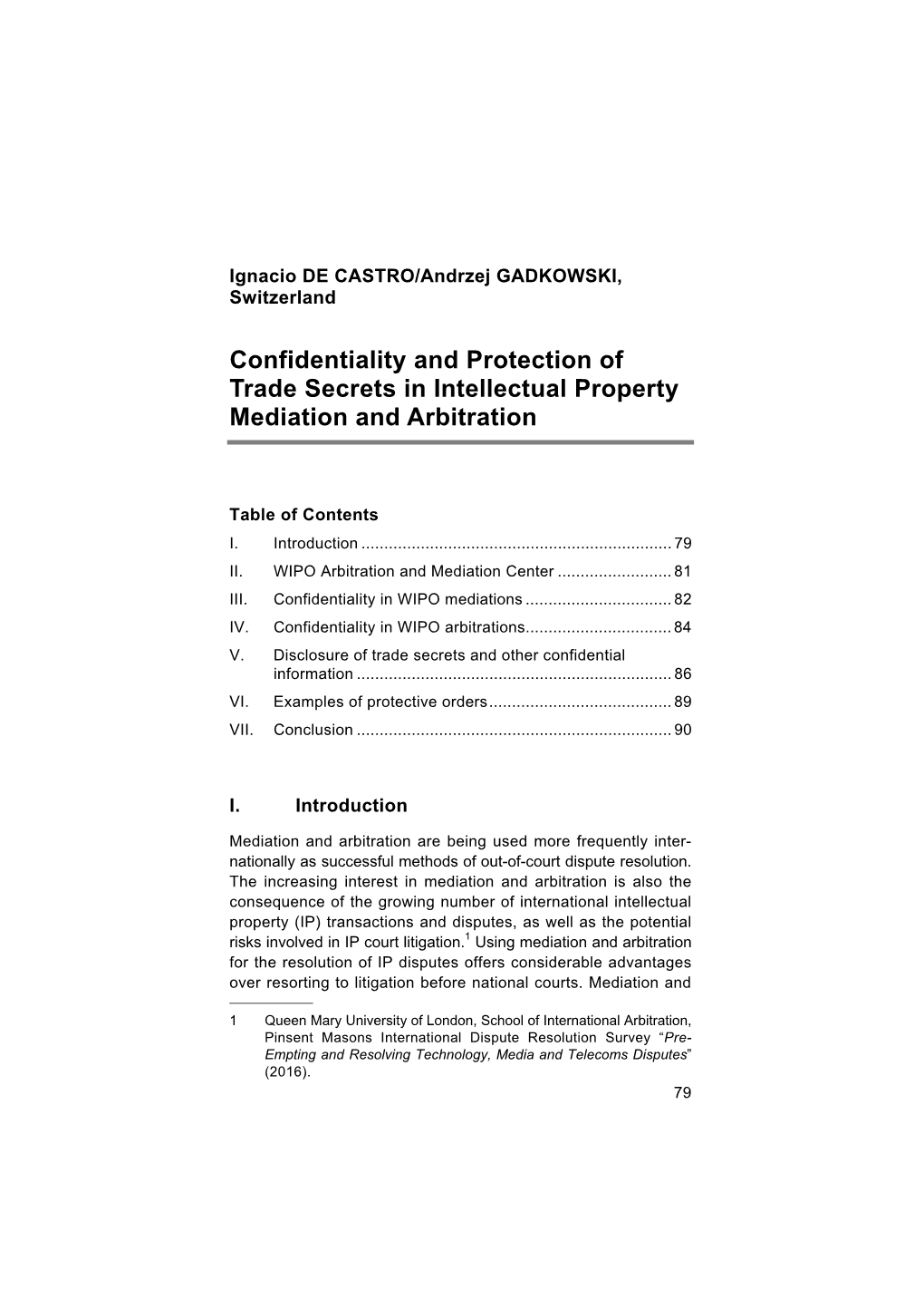 Confidentiality and Protection of Trade Secrets in Intellectual Property Mediation and Arbitration