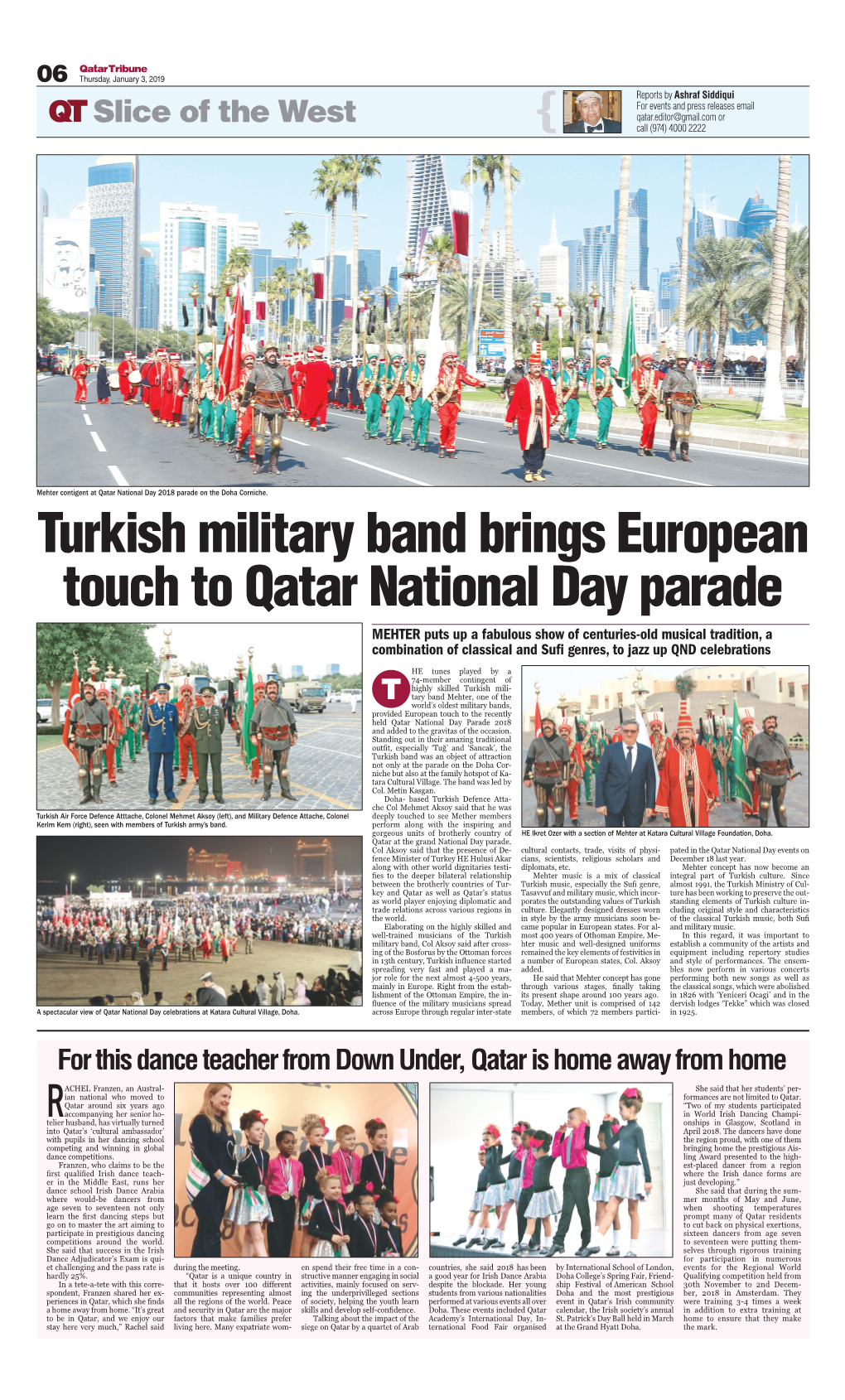 Turkish Military Band Brings European Touch to Qatar National Day Parade