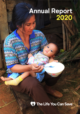 2020 ANNUAL REPORT YEAR in REVIEW Helping Donors and Effective Charities Transform Lives for the Better, Together