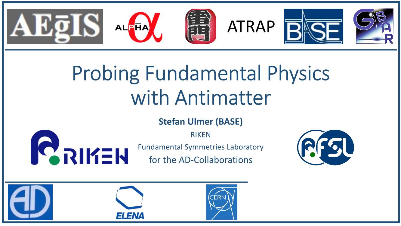Probing Fundamental Physics with Antimatter