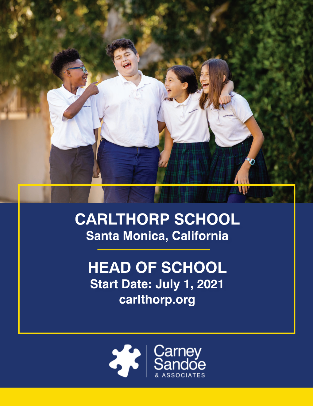 Carlthorp School Head of School