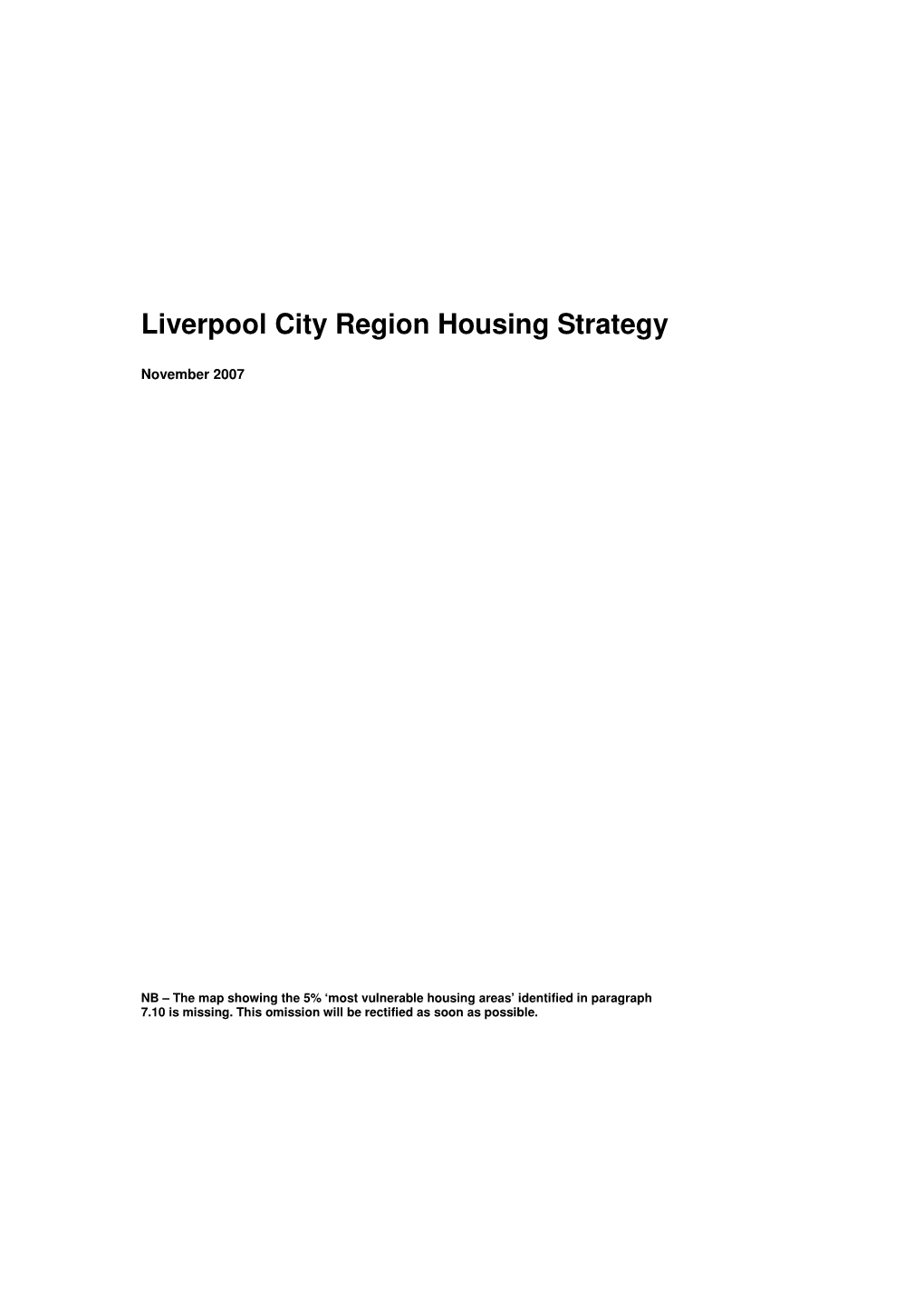 Liverpool City Region Housing Strategy