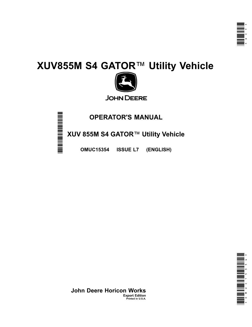 Operator's Manual